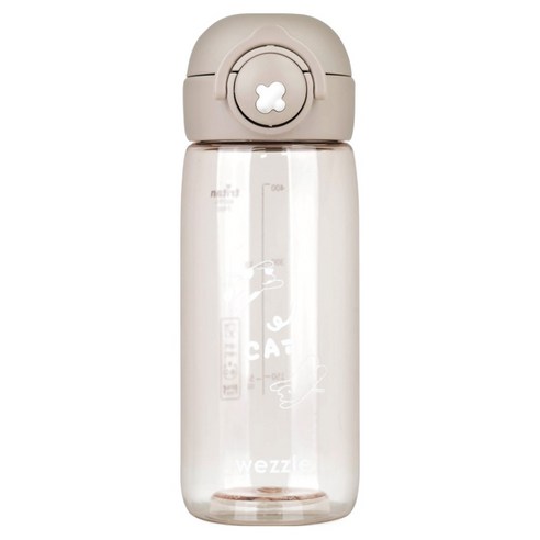 위즐 트라이탄 원터치 물병, 토프브라운, 1개, 480ml