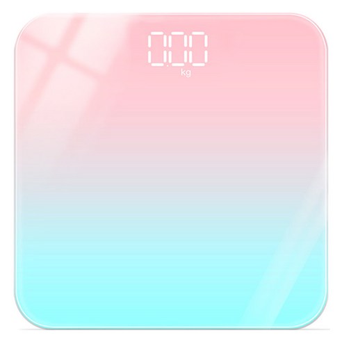 아이예스 파스텔 LED 디지털 체중계, IY-SCALE02, 오로라민트, 1개
