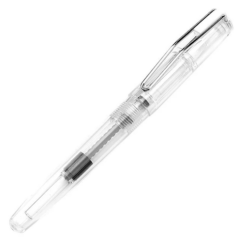 비투윈 문구 투명 소프트 헤드 만년필, 0.4mm