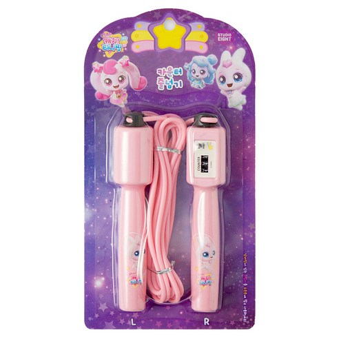 스튜디오에잇 캐치티니핑 5 카운터 줄넘기, 핑크, 1개