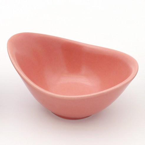 달소금 도자기 피클종지 12 x 8.5 x 6 cm, 코랄(반무광), 1개