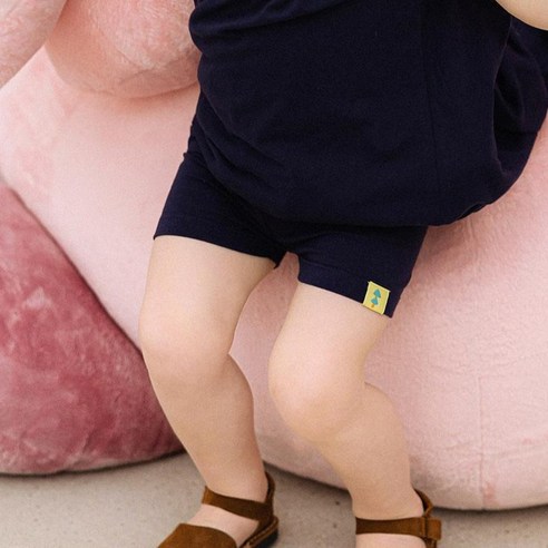 삠뽀요 여아용 퐁퐁 숏 레깅스 NLEBL01