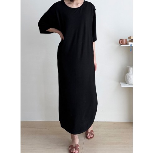 편안함과 스타일을 한번에, 블룸마터니티 루즈핏 수유 원피스