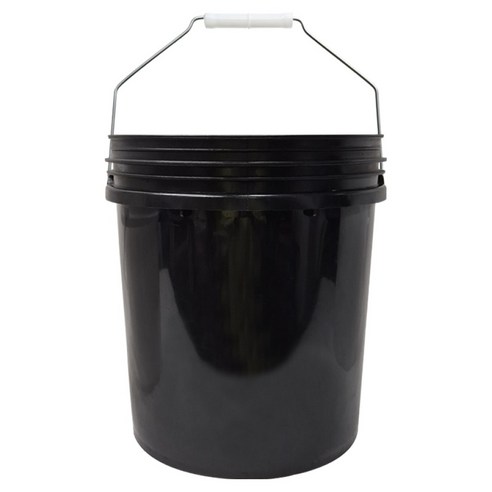 월드크린 다용도 휴대용 버킷, 18L, 블랙