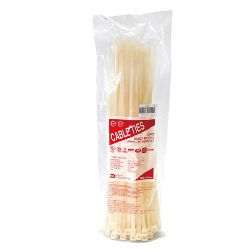 동아베스텍 케이블 타이 DAMCT 450-9.0-L 100p, 화이트, 1개