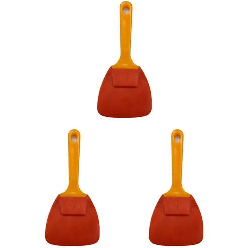 DinnerBell 키친하우스 알뜰주걱 특대 21 x 9.5 cm, 노랑 + 주황, 3개