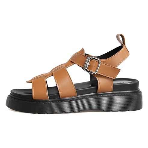 마크모크 테라 글레디에이터 피셔맨 샌들 5cm Brown