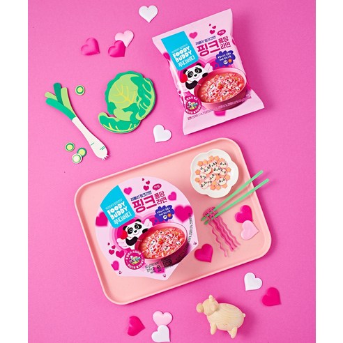 죄책감 없이 즐기는 야식, 푸디버디 핑크 퐁당 라면!