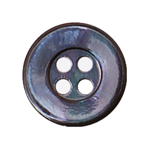 동대문단추왕 리얼 자개 단추 13mm RS-02, 스모크, 8개