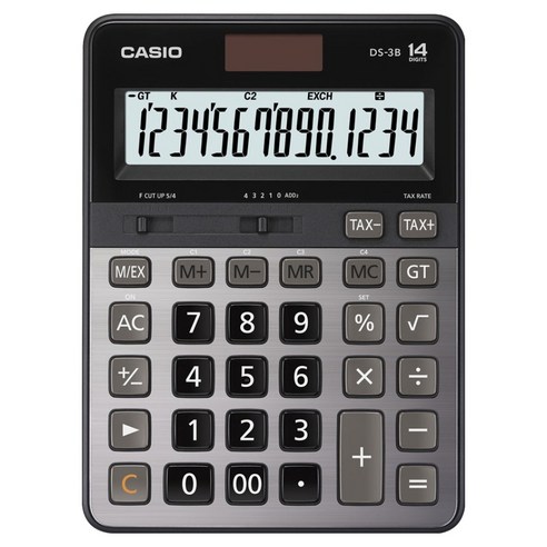 카시오 계산기 DS-3B, 혼합색상, 1개