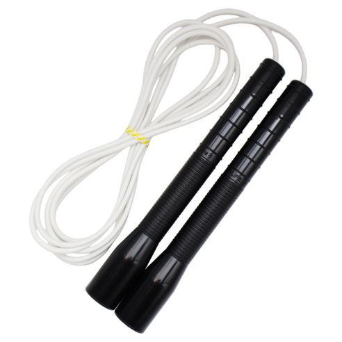 제이에프로프 스피드 줄넘기 가로형, 검은색 + 흰줄, 1개