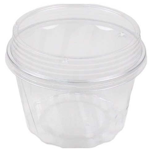 아이엔피 투명 원형 빙수 용기 12.5 x 8 cm 600ml SK-750, 50개, 1개입