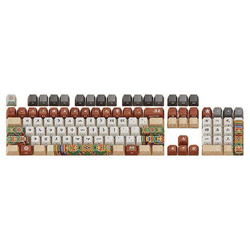 맥(Mac) 감성을 한껏 담아낸 키보드, ‘시이닷 한국의 미 키캡’으로 완성하세요 시이닷단청키캡