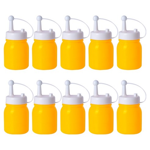옐로우 소스통 식당 겨자병, 10개, 200ml