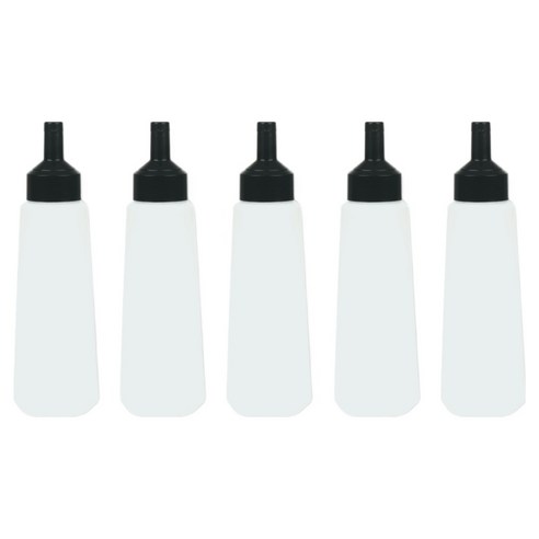 리빙패밀리 원터치 소스통 블랙, 5개, 700ml