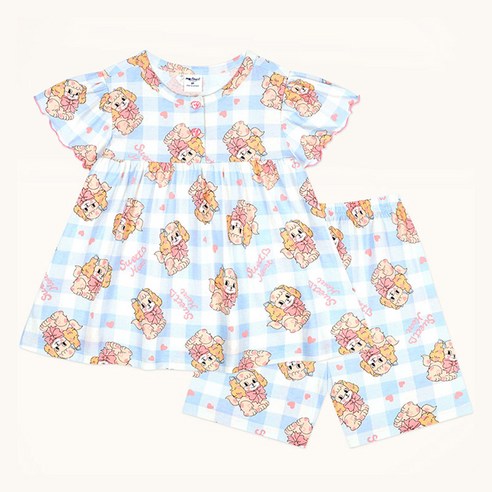 우리 아이 꿀잠 예약! 몰리멜리프렌즈 통기성 파자마 솔직 후기 몰리멜리파자마