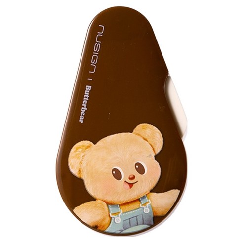 델리 버터베어 누사인 슬라이딩 수정테이프 5mm x 12m, 브라운, 1개