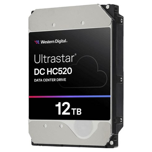 WD Ultrastar HDD SATA, HC520, 12TB