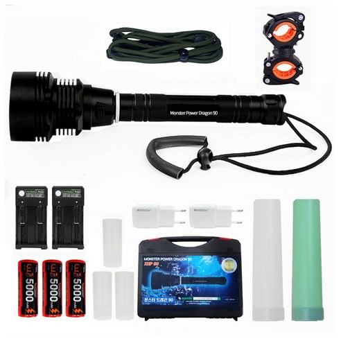 어둠 속에서 길을 잃었나요? 몬스터파워드래곤 90으로 밝은 미래를! 수중써치