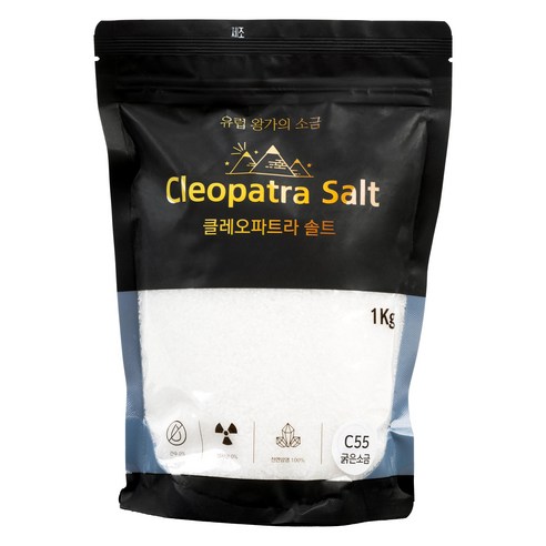클레오파트라솔트 굵은소금, 1개, 1kg