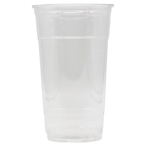 케이스코 투명 pet 아이스컵 평뚜껑, 50개, 945ml, 1개입