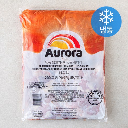 브라질산 오로라 닭다리살 (냉동), 1개, 2kg