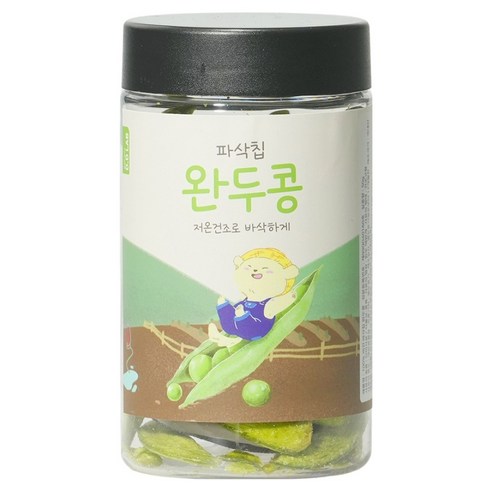 댕댕이연구소 강아지 디디랩 파삭칩 저온건조 과일 채소 간식, 1개, 50g, 완두콩