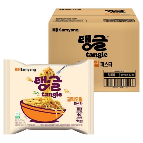 tangle 갈릭오일파스타 100g, 32개