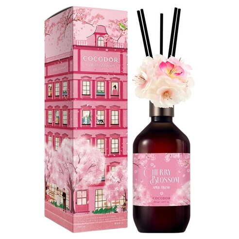 코코도르 벚꽃 프리미엄 디퓨저, 에이프릴프레쉬, 500ml, 1개