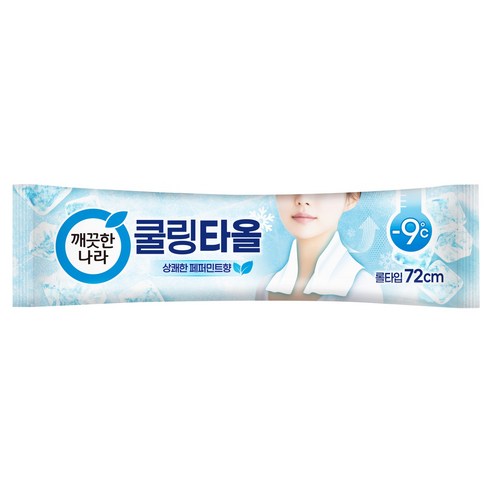 깨끗한나라 페퍼민트 쿨링타올, 29g, 1개