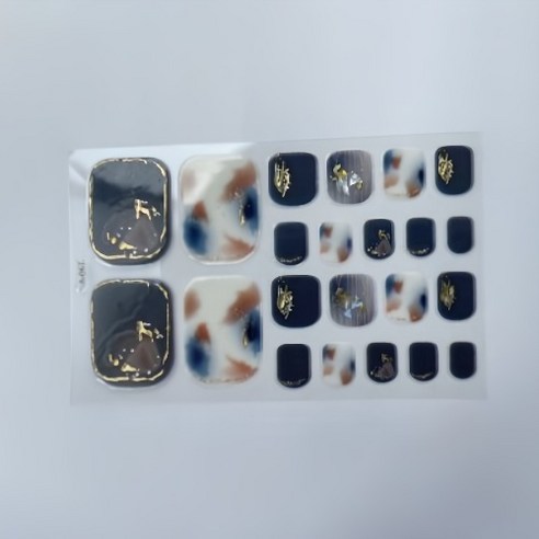 블루코지 패디팁 스티커 대비 발꾸미기, 1개, Type 02
