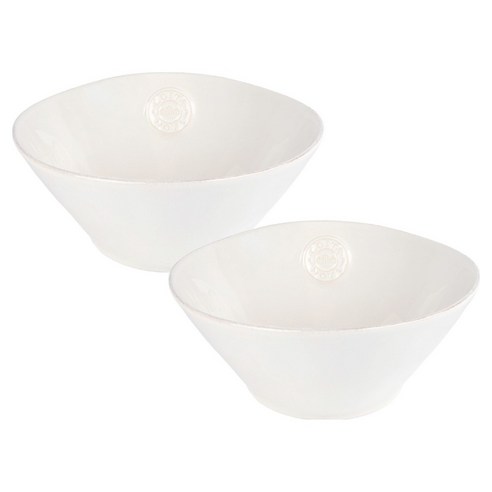 코스타노바 노바 샐러드 면기 19cm, 화이트, 2개