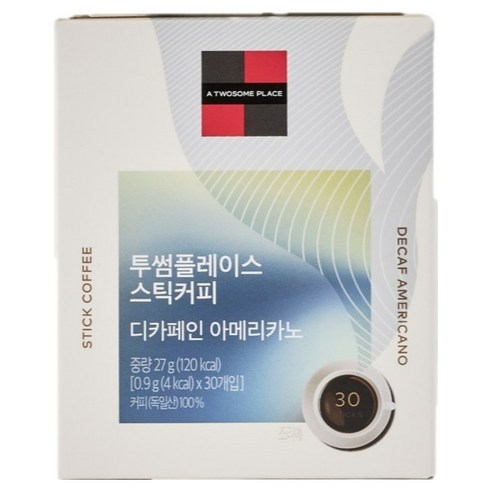 투썸플레이스 스틱커피 디카페인 아메리카노, 0.9g, 1개, 30개입