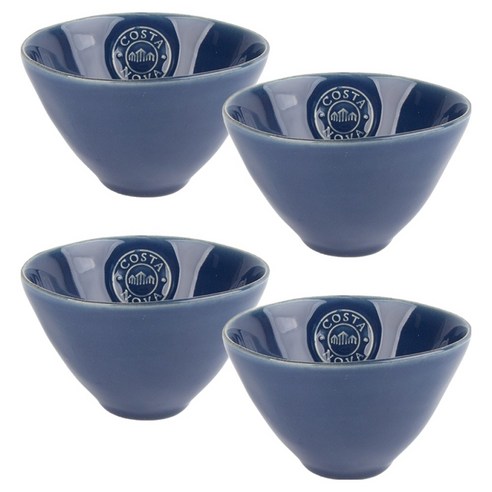 코스타노바 밥공기 12cm, 블루, 4개