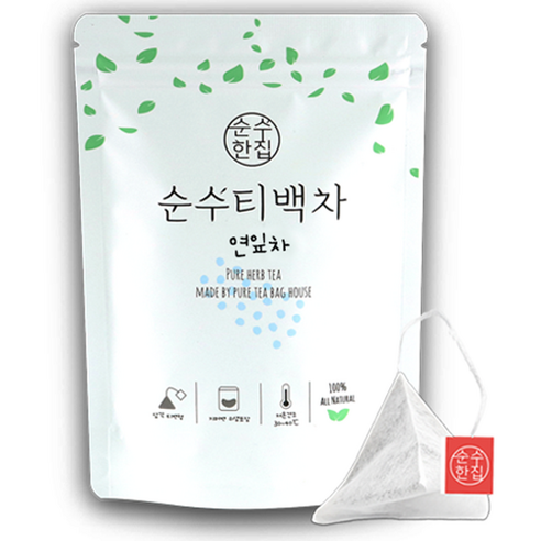 순수한집 연잎차 티백, 1g, 10개입, 1개