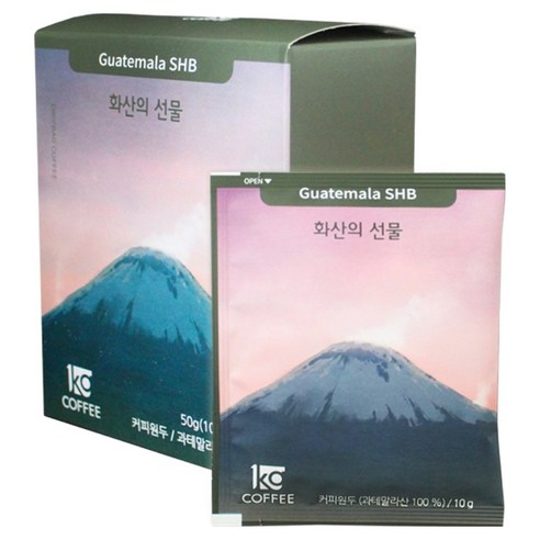 일킬로커피 화산의 선물 드립백 커피, 10g, 1개, 5개입
