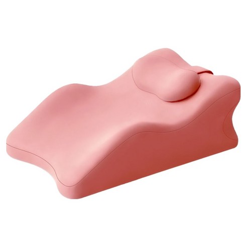 다기능 다리올림 메모리폼 쿠션 베개, 핑크