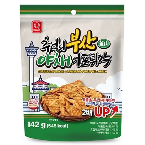한진식품 추억의 부산 야채어포튀각, 142g, 1개