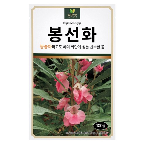 다농 씨앗애 봉선화 씨앗 100p, 1개