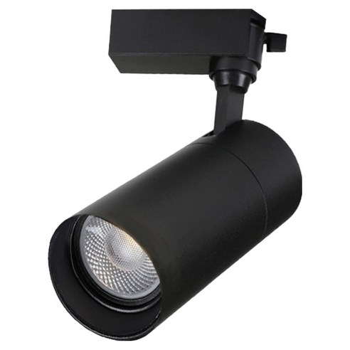 비츠온 레일 LED 일체형 등기구 20W, 블랙 + 주광색, 1개