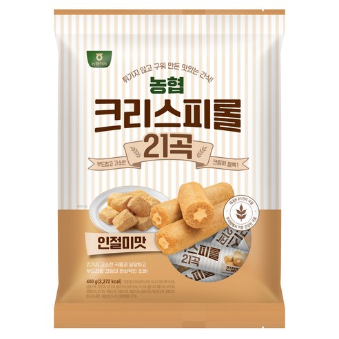 농협식품 크리스피롤 21곡 인절미맛, 1개, 400g