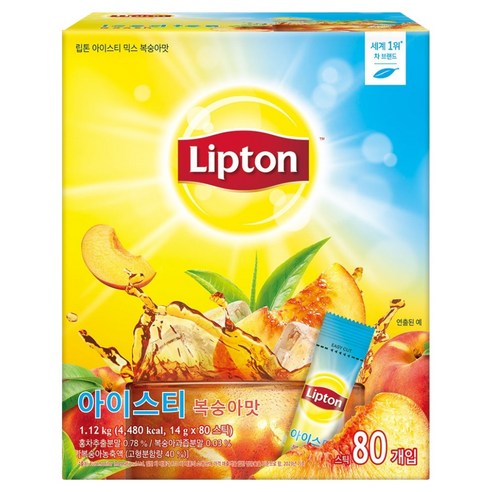 립톤 아이스티 복숭아맛, 50% 할인가로 시원하고 달콤한 여름을!