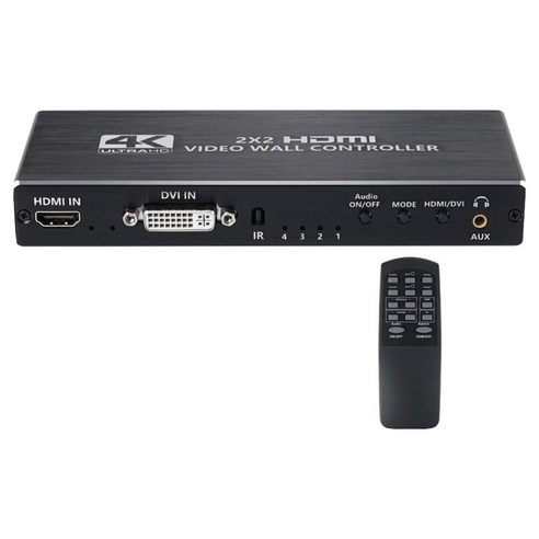 컴스마트 HDMI 1.4 비디오 월 멀티비젼 1-4 2x2 4K 30Hz 1080P 분배기, 1개
