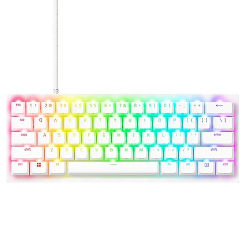 레이저 Huntsman V3 Pro Mini US 유선 키보드, 화이트, RZ03-04991, 제조사축