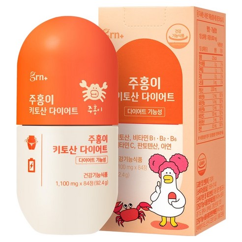 GRN 주홍이 키토산 다이어트 콜레스테롤 케어, 84정, 1개