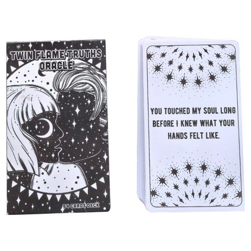 카니아 품질좋은 타로카드, twin flame truths oracle, 1개