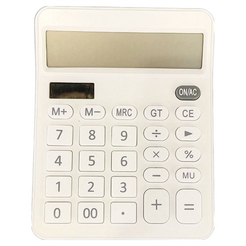 픽딜 태양열 일반 계산기, 화이트2, 1개