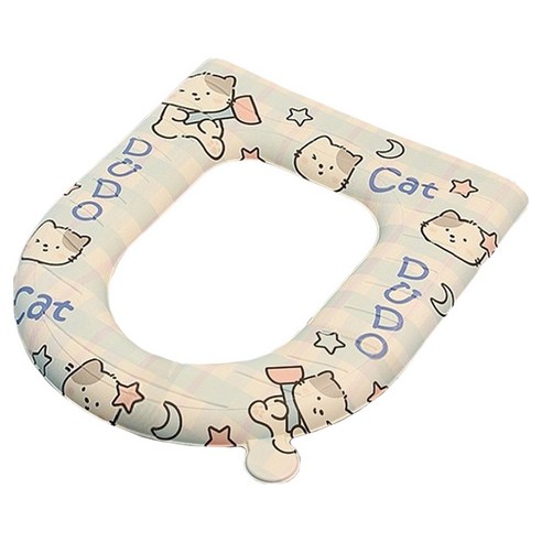 타미나요 예쁜 변기시트, 블루 캣, 1개