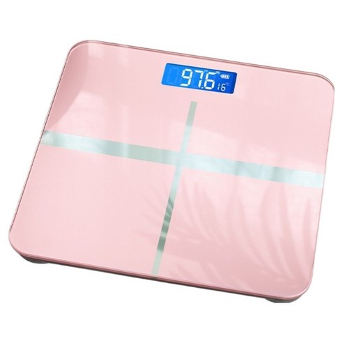 카니아 컴팩트한 체중계 26 x 26 cm 배터리 타입, 로즈 골드, 1개
