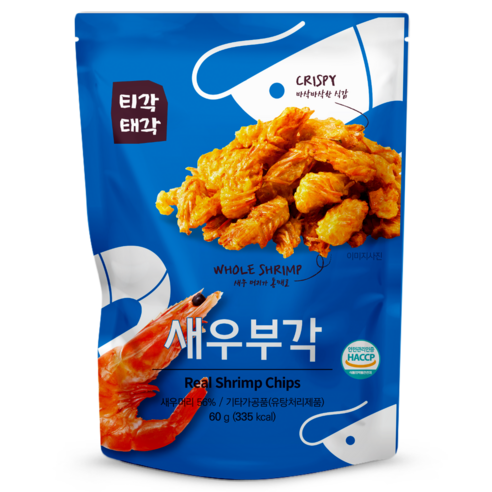 티각태각 새우부각, 60g, 1개